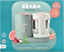 Пароварка-блендер Beaba Babycook Neo Eucalyptus, м'ятний (912732) - мініатюра 5