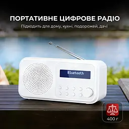 Радіоприймач Sharp DR-P420 White - мініатюра 2