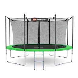Батут Hop-Sport 12ft (366см) зелений із внутрішньою сіткою - мініатюра 15