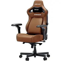 Крісло геймерське Anda Seat Kaiser 4 V2 Size XL до 180 кг ігрове Brown PVC (AD12YDDC-XLL-20-K-PV/C-03) - мініатюра 3