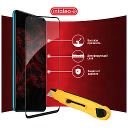 Скло захисне Intaleo Full Glue Xiaomi Redmi Note 10 Lite Black (1283126517969) - мініатюра 5