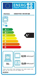 Духова шафа Electrolux EOD6F77WV - мініатюра 7