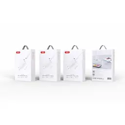 Мережевий зарядний пристрій XO L117 (EU) PD45W/QC18W (2USB-C+1USB-A) fast charging charger with Lightning cable Білий - мініатюра 5