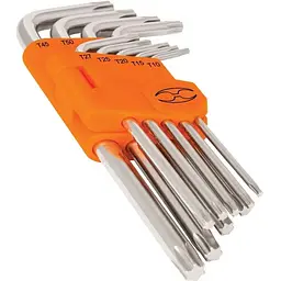 Набір ключів Truper Torx подовжені в пластиковій касеті 9 шт. (TORX-9L) - мініатюра 2