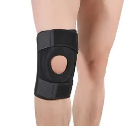 Еластичний бандаж на коліно Kosmodisk Knee Support, Фіксатор колінного суглоба, Наколінник, Чорний (6967549418)