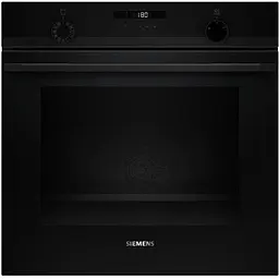 Духовка електрична Siemens 76 л A дисплей конвекція телескопічні направляючі чорний
