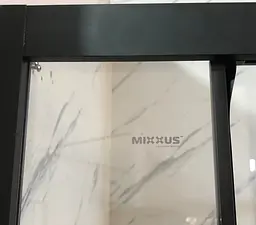 Душова кабіна без піддону Mixxus Premium Quadro SC01-90x90x195-Tr прозоре скло 6мм black MI8292, Чорний, прозорий, чорний - мініатюра 10