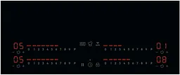 Варочная панель Electrolux индукционная, 60 см, расширенная зона, Hob2Hood, черный - миниатюра 2