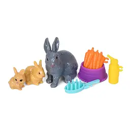 Дитячий ігровий набір Rainbow High Bambi з лялькою 618-18, 3 кролика, морква, аксесуари - мініатюра 2