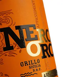 Вино Nero Oro Grillo Appassimento Sicilia DOC, біле, сухе, 13,5%, 0,75 л - мініатюра 3