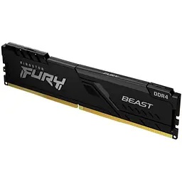 Модуль пам'яті для комп'ютера DDR4 16GB 3200 MHz Beast Black Kingston Fury (ex.HyperX) (KF432C16BB1/16WP) - мініатюра 2