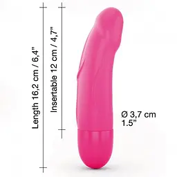 Вібратор Dorcel Real Vibration S Magenta 2.0, діаметр 3,7см, перезаряджається, для точки G - мініатюра 5