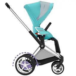 Прогулянкова коляска Cybex ePriam by Jeremy Scott Car (524000395) - мініатюра 4