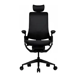 Офісне крісло GT Racer B-6314 Black (B-6314 Fabric Black/Black) - мініатюра 2