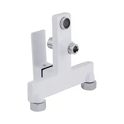 Змішувач для ванни Qtap Gemini (з душовим гарнітуром) QTGEM259CRW45683 Chrome/White - мініатюра 5