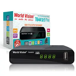Ефірний цифровий тюнер Т2 ресивер World Vision T644D3 - мініатюра 3