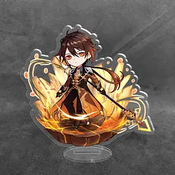 Акрилова колекційна фігурка Геншин Імпакт - Genshin Impact Chibi Чжун Лі 10 см