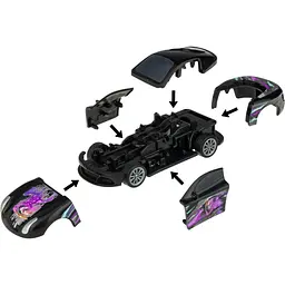 Інерційна машинка Crash'ems Крашмобіль 2 в 1 Ghost Racer (1300) - мініатюра 3