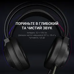 Навушники GamePro HS565 Nitro Black (HS565) - мініатюра 6