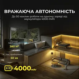 Акумуляторний миючий пилосос Deerma VX100 Ultra S (DEM-VX100ULTRAS) - мініатюра 7