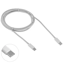 Блок живлення для ноутбука Apple USB-C 96W (20.5V/15V/9V/5.2V), Type-C, USB3.1, White (з кабелем!) (A2166) - мініатюра 2