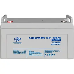Джерело безперебійного живлення [ДБЖ] LogicPower LPY-PSW-800VA + АКБ LPM-MG 12V - 120Ah [22710] [110258] - мініатюра 7