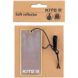 Підвіска м`яка світловідбиваюча Kite прямокутна, персикова K23-109-2