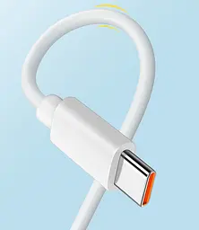 Кабель для заряджання та живлення Digital USB Type-C 2A 2 м Білий (USB/Type-C2m) - мініатюра 2