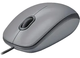 Миша Logitech M110 Silent-MID GRAY-USB-AKOYA - мініатюра 2