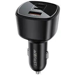 АЗП Acefast B18 PD100W+QC3.0 total 200W 1USB-A/2C Black