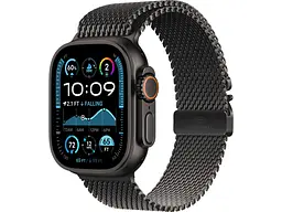 Смарт-годинник Apple Watch Ultra 2 GPS + Cellular 49mm Black Titanium Case w. Black Titanium Milanese Loop - M (MX5U3)
