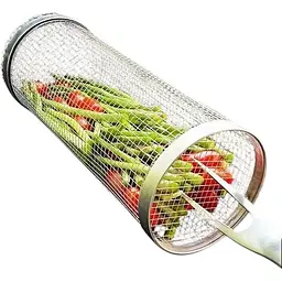 Кошик для барбекю циліндричний з нержавіючої сталі grill grate