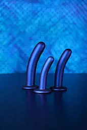 Фалоімітатор Ouch! Smooth G-Spot Dildo 5'' 12.4 см (синій) - мініатюра 14