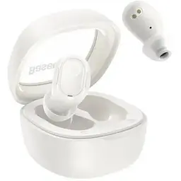 Бездротові навушники Baseus WM02 Bluetooth гарнітура Original в кейсі білі - мініатюра 2
