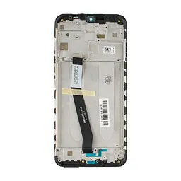 Дисплей для смартфона (телефону) Xiaomi Redmi 9 (2020), black (у зборі з тачскріном)(з рамкою)(Service Original)