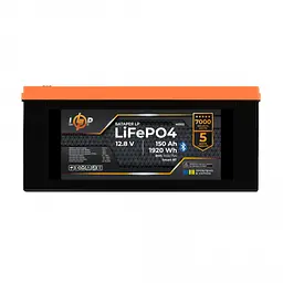 Акумулятор LogicPower LiFePO4 12,8V - 150 Ah (1920Wh) (BMS 150A/75А) пластик Smart BT