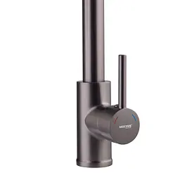 Смеситель для кухни с изливом пружина Mixxus Premium Spring 017 graphite MI6952 Графит - миниатюра 3