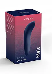 Вакуумний стимулятор клітора We-Vibe Melt синій - мініатюра 10