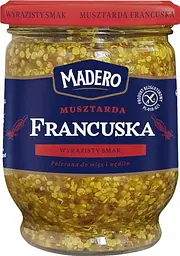 Гірчиця Madero Musztarda Francuska 270 г (5906425111992)
