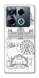 TPU чохол Demsky Kharkiv spirit для Infinix Note 40 Pro 4G