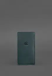 Шкіряний чохол для iPhone 13 Зелений Краст