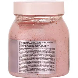 Цукровий скраб Hollyskin Cherry Blossom, з олією ши і перлітом, 350 г - мініатюра 3