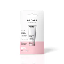 Нічна відновлювальна маска для губ Night Repair Lip Mask RE.CARE 15 мл - мініатюра 2
