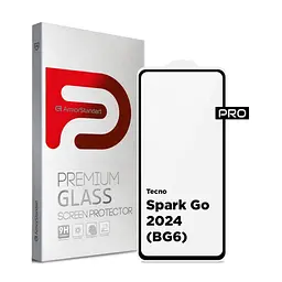 Скло захисне Armorstandart Pro Tecno Spark Go 2024 (BG6) Black (ARM73614)