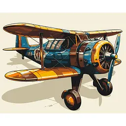 Набір для розпису ArtCraft Аероплан 50x40 см (12509-AC)