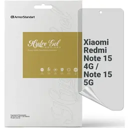 Плівка захисна Armorstandart hydrogel Anti-spy Xiaomi Redmi Note 15 4G / Note 15 5G (ARM89647)