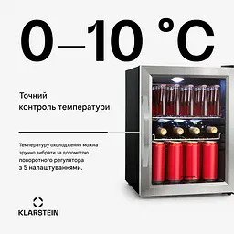 Холодильник Klarstein Beersafe M 35л (10033119) - мініатюра 3