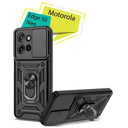Чохол до мобільного телефона BeCover Military Motorola Edge 50 Neo Black (713051)