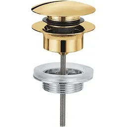 Донний клапан Grohe Click-Clack 65807GL0, Золотий