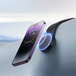 Магнітний MagSafe автотримач Baseus C02 Magnetic Phone Holder (SUCC000201) - мініатюра 7